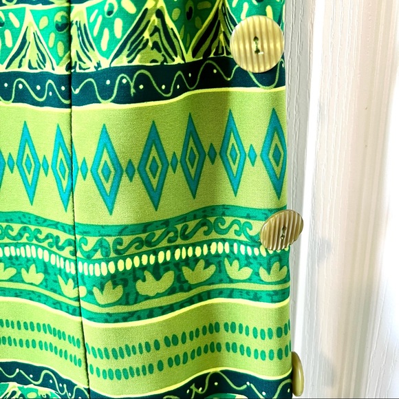 Vintage R&K ORIGINALS Sleeveless Shift Maxi Dress—SZ. 10 - Picture 9 of 12